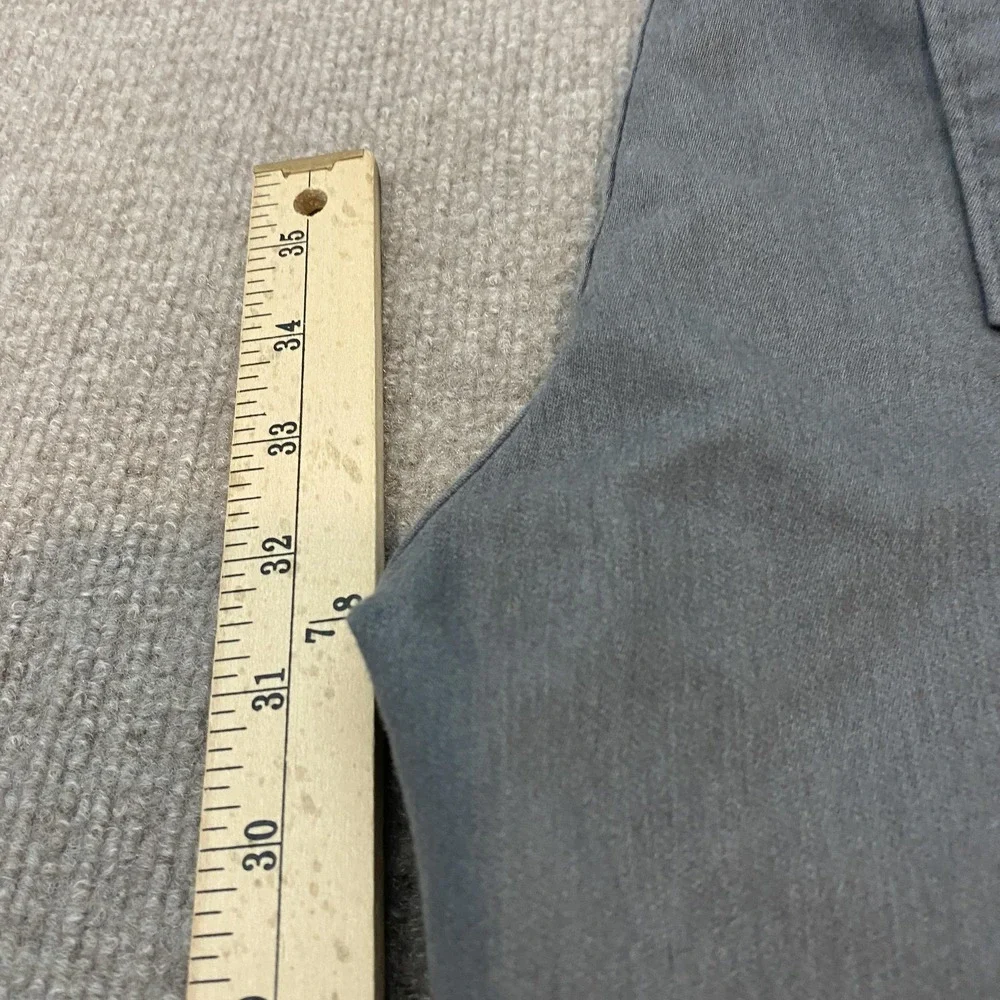 Banana Republic Traveler Jeans Mens 31x32 Gray Med Wash Slim Straight Denim